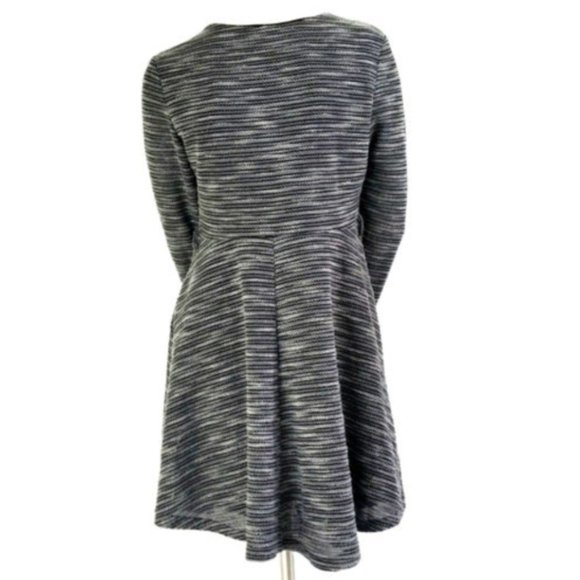 Ya Los Angeles Nubby Knit Stripe Fit & Flare Dress - Picture 5 of 6